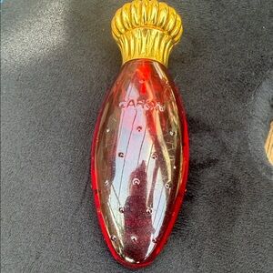 Caron Collectors edition perfume in red crystal spray bottle